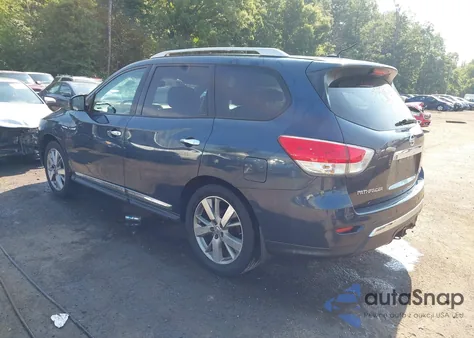 2013 Nissan Pathfinder Platinum from USA, damaged, VIN 5N1AR2MM8DC688199